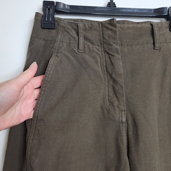 SOLD ๐ Aritzia Wilfred Free Green Ascendant Pant Utility Pants Size 2/26 W - Picture 4 of 16